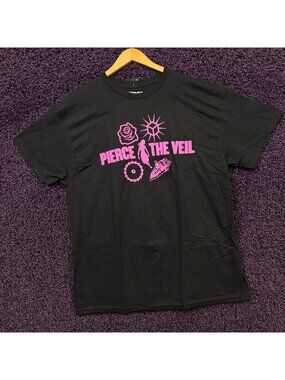 Pierce the Veil I Can't Hear You Pink Era Tshirt size XL